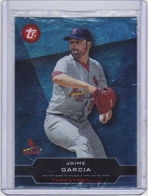 2011 Topps Update Topps Town Jaime Garcia  Card #TTU35 - St. Louis Cardinals